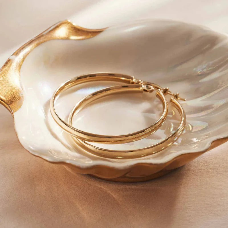 Noa Serane Earrings – Exquisite Sophistication in 14K Gold