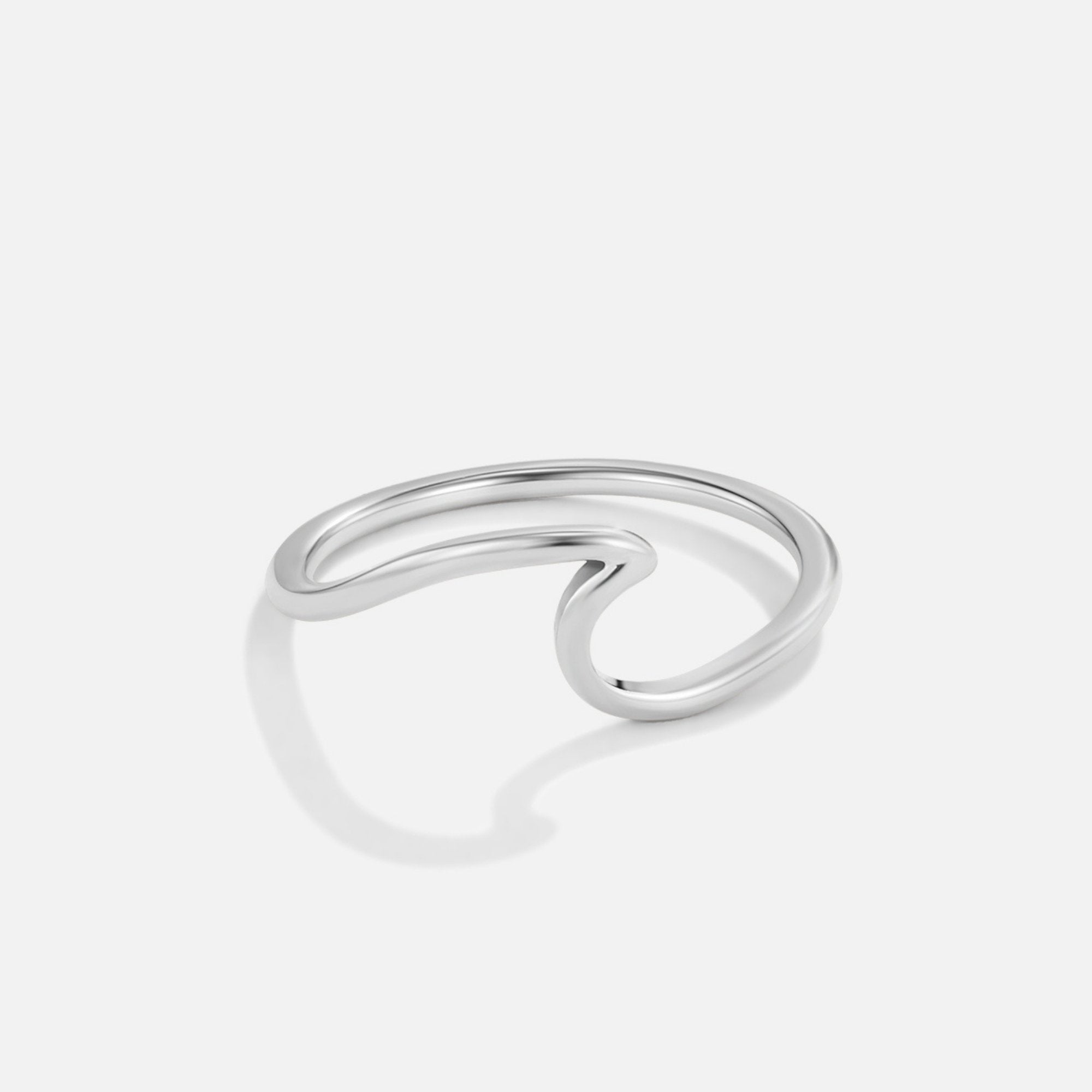 Imari - Silver Wave Ring