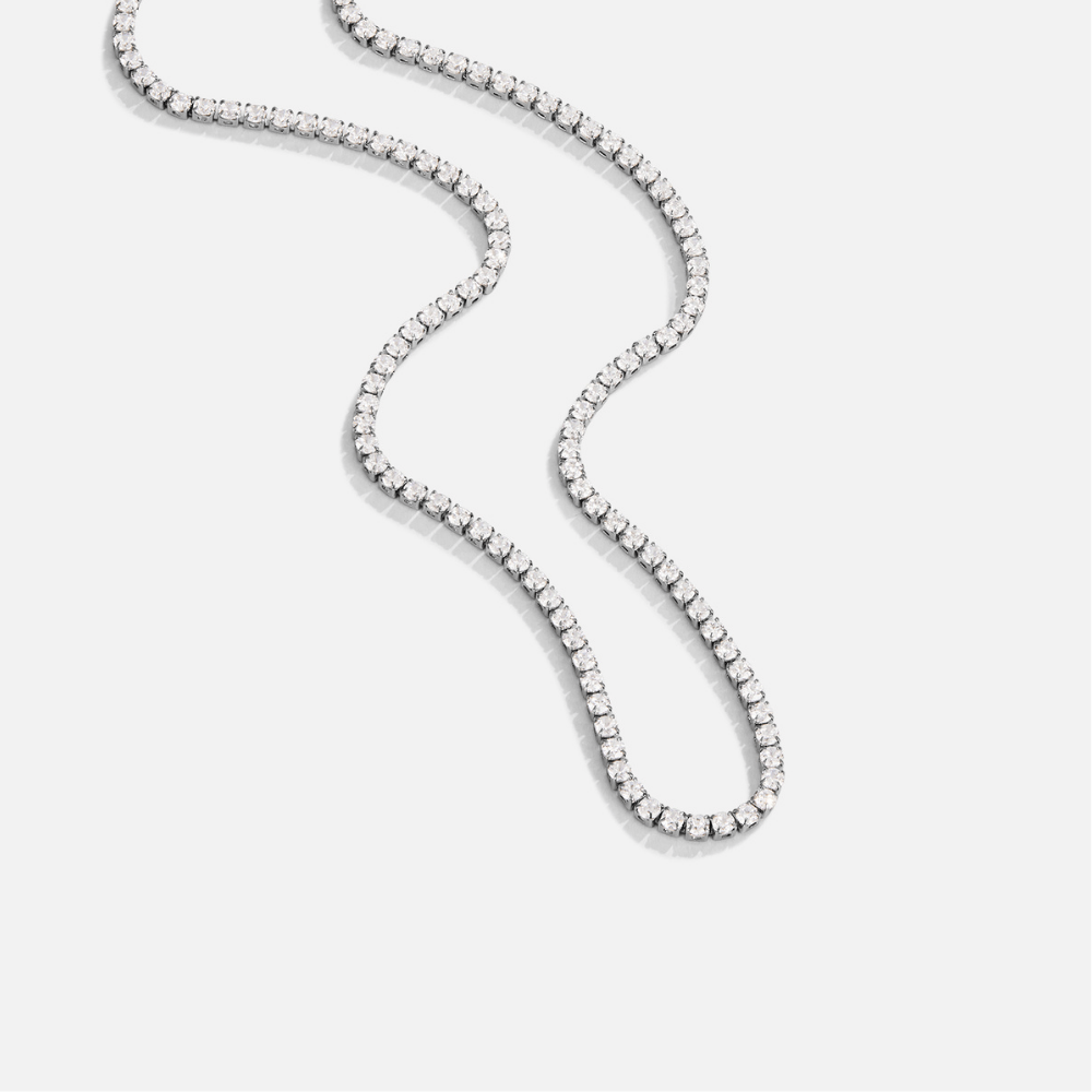 Lexi - Silver Crystal Necklace
