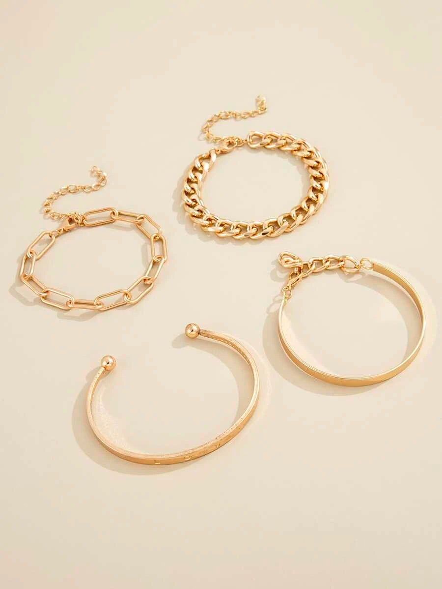 Deja Layers: 4-Piece Bracelet Collection