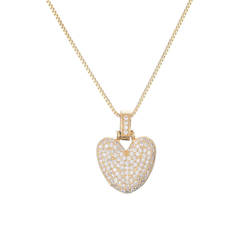 Pave Bubble Initial Necklace