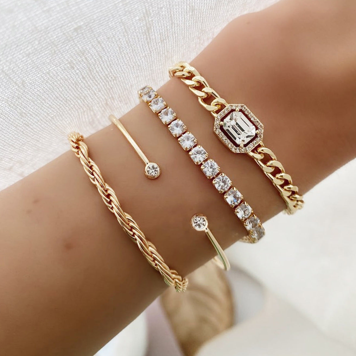 4-Delige Venus bracelet set